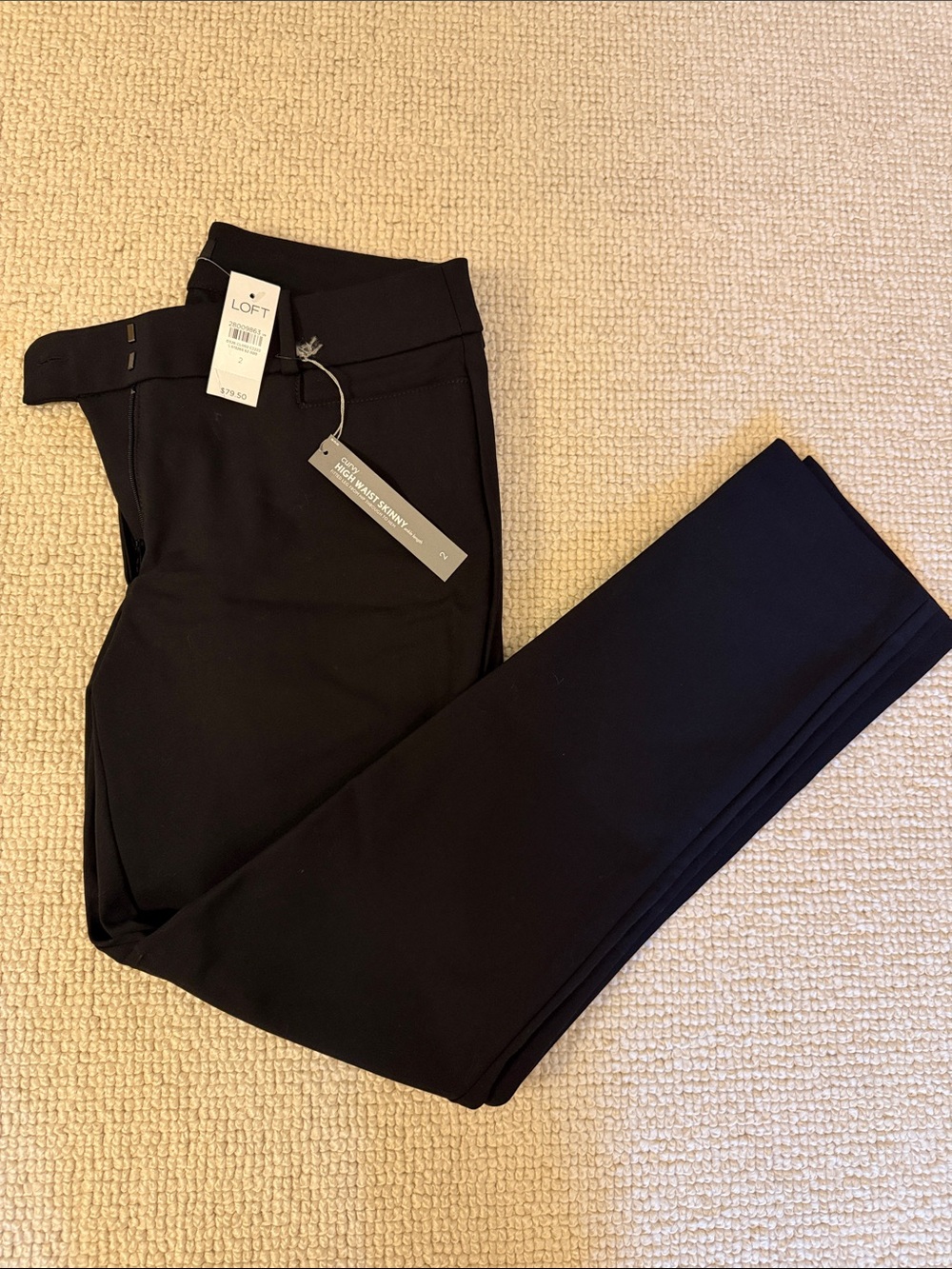 LOFT curvy high waist skinny pants